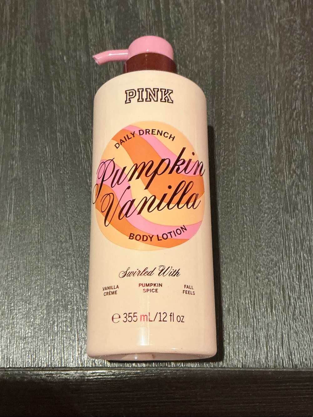 PINK Victoria's Secret Pumpkin Vanilla Body Lotion - Pink